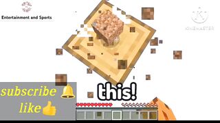 Built an animal barn on one block Minecraft short एक ब्लॉक Minecraft पर एक एनिमल बार्न बनाया