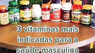 Vitaminas para virilidade masculina
