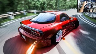 Mazda RX-7 Touge Drifting l Assetto Corsa (Logitech G29 - Steering Wheel Gameplay)
