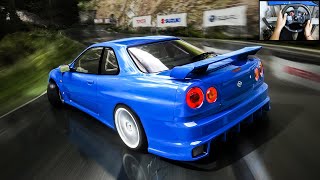 Nissan R34 GT-R Touge Drifting l Assetto Corsa (Logitech G29 - Steering Wheel Gameplay)
