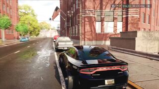 SRT Hellcat Solo Cruise, Pulls, and Drifts Around The City Need For Speed Unbound