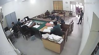 Lawyer and judges Fight