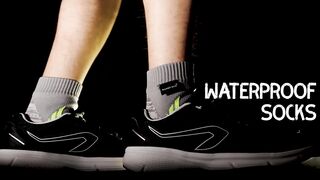 RANDY SUN Waterproof Socks, Unisex Hiking Wading Trail Running Kayaking Crew Socks