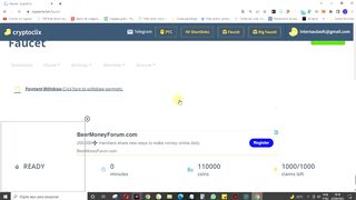 CRYPTOCLIX FAUCET PAGANDO 1.000X POR DIA ZCASH(ZEC) E OUTRAS CRIPTOMOEDAS DA FAUCETPAY 2022