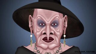 ASMR 영화 '더 위치스' 싸이코 마녀 인간으로 변신 시키기 애니메이션  PLASTIC SURGERY TRANSFORMATION ANIMATION FOR WITCHES.