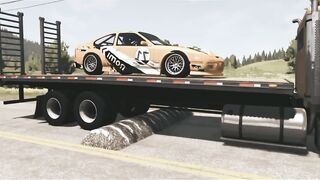 Cars VS Massive Speed Bumps 2nd #shorts #shortvideo #games