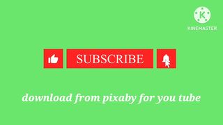 Green screen subscribe button