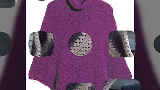 Stunning - latest beautiful crochet poncho pattern Designe