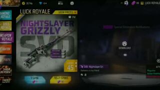 FreeFire new svd royal /one spin trick ???? #freefire