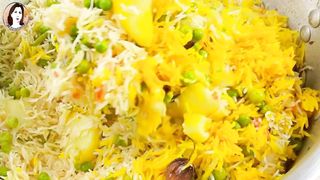 Aloo Mater Pulao recipe easy and delicious vegetables pulao banae ka tarika