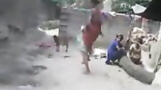 Fight against fight wooman