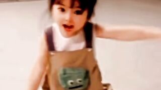Cute babygirl funny dancing