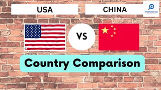 USA vs China - Country Comparison 2023