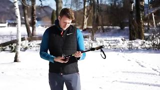 TrailBuddy Trekking Poles - Lightweight, Collapsible Hiking Poles for Backpacking Gear