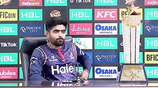 Funny interview by Babar Azam