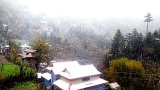 First snow fall of Neelum valley
