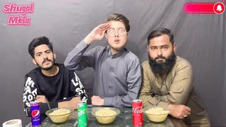 Noodles Challenge eating!Win_10thousand_Rupees