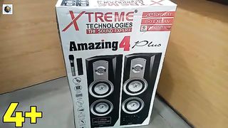HERO 4+ BIG & DEEP BASS WITH UHF WIRELESS MIC XTREME SOUND SERIE