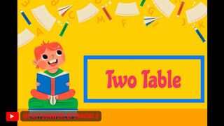 2 x1=2 Multiplication, Table of Two 2 || Multiplication Time of tables || MathTable || Cartoon World