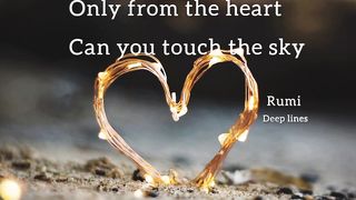 Only those people live in hearts who win hearts