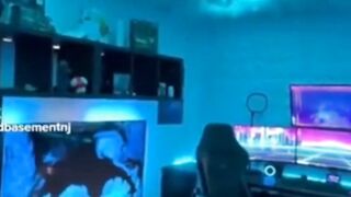Beautiful lighting system of gaming room..