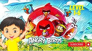Angry Bird 2 | Kids Game | 1-5 Level| AngryBird | Fun Game | Waow Kids