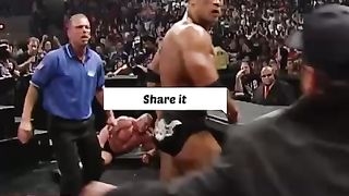 Dwayne Johnson vs Brock Lesnar wrestlers.