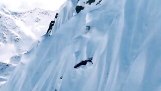 Clear blue skies and ice capped mountains, what more could a skier ask for?