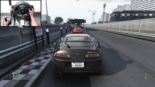 1200HP Toyota Supra MK4 & Supra MK5 | Assetto Corsa | Steering Wheel Gameplay