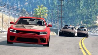 The Heist │Epic Police Chases - BeamNG Drive Movie