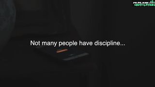 Not Many People Have Discipline... But The Great Ones Do.