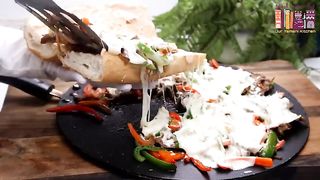 Philly Cheesesteak! An amazing American-style meat sandwich