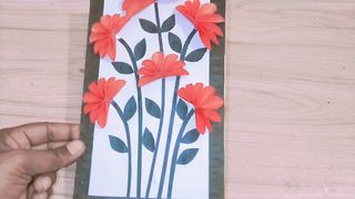 How to make paper wall decoration flower