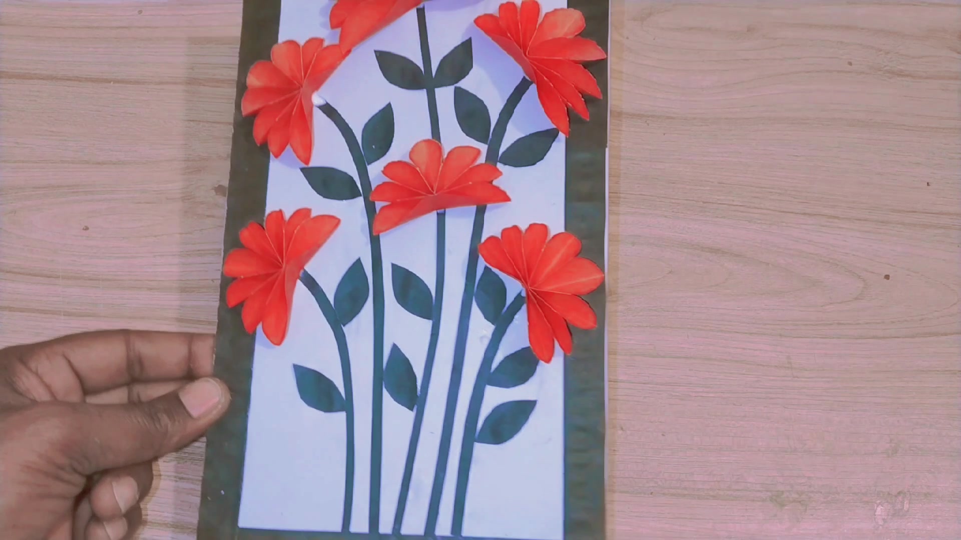 How to make paper wall decoration flower