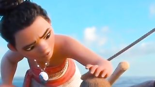 Funny video chicken and girl