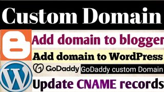How to add custom domain of GoDaddy with blogger 2023