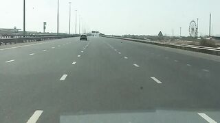 Dubai roads beautiful view