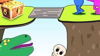 pink tries to save blue! funny animation ????????#story #shorts #animation