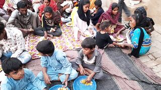 Served food to brick kiln workers