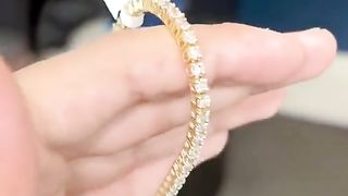 Real Diamond Tennis Bracelet