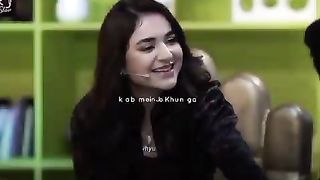 When he holds her soft hand and that meri kasam mashallah
