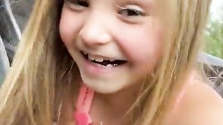 Little Girl Drive Car Dangerous !