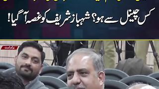 Press conference of Shahbaz sharif
