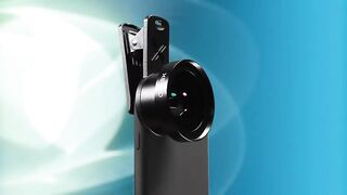 Pro Lens Kit for iPhone and Android, Macro and Wide Angle Lens with LED Light