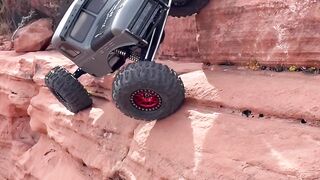 Drive on steep rock