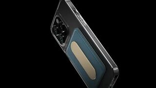 All-in-One Phone Grip Card Wallet for iPhone & Android with Finger Grip and Vegan Leather Card Holder