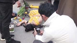 Shooting Video... ????????This not Real blood.. Its Fake Only Shooting Video ????????