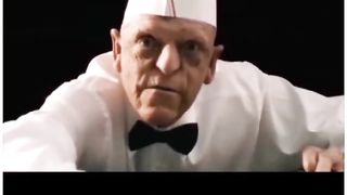 The man never eats his own meat but sell it