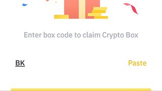 today binance free crypto box code