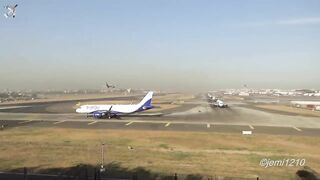 8 Planes take off in almost 8 minutes non stop at Mumbai International Airport